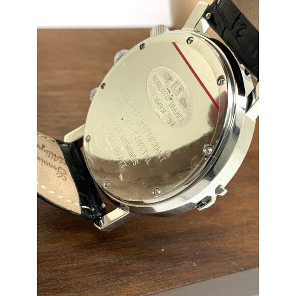 Roberto Bianci Womens Watch RB18490 Swiss Quartz Chronograph Diamond Accent 44mm main image 12